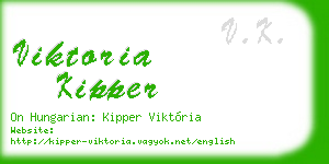 viktoria kipper business card